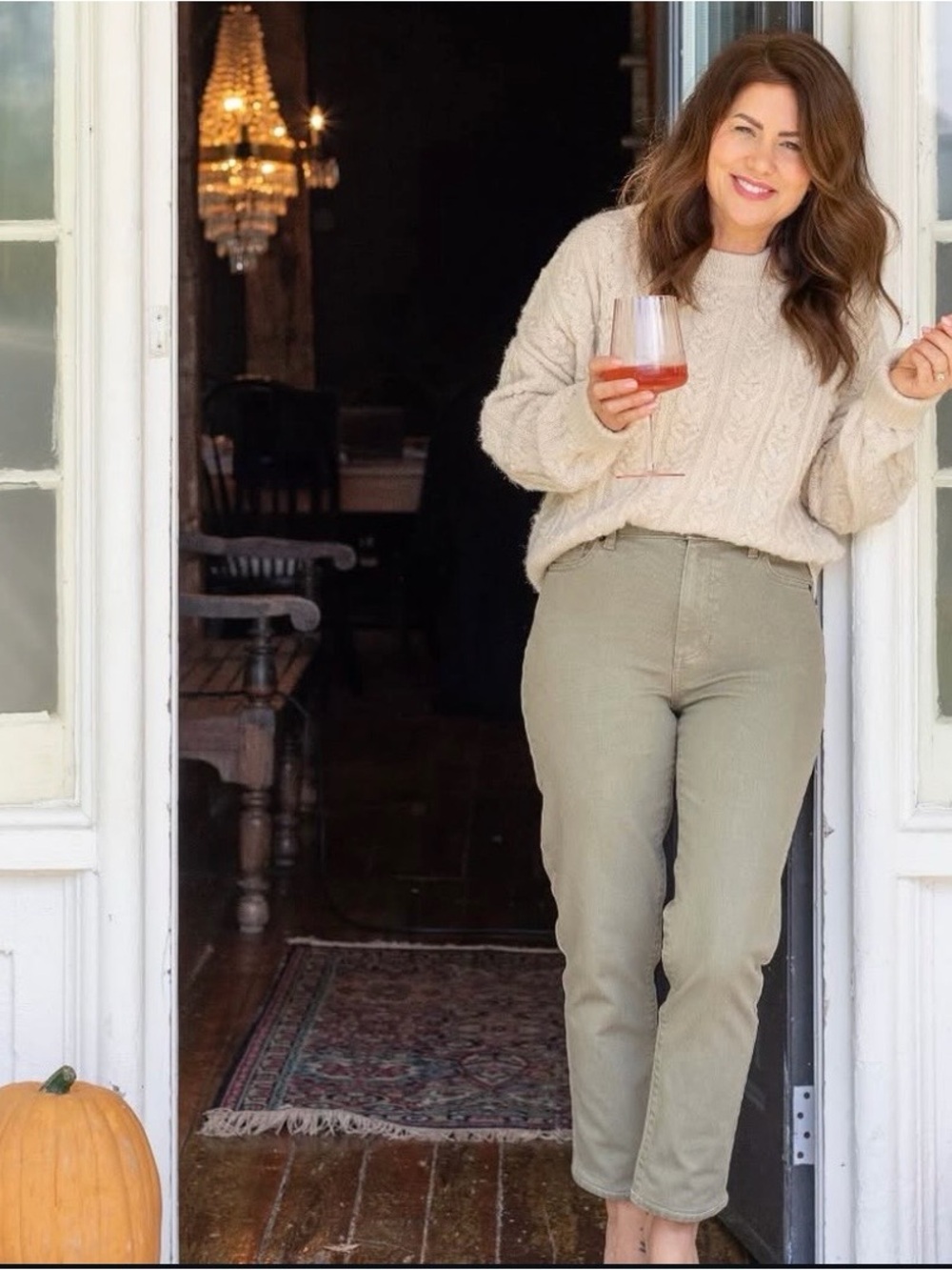 Jillian Harris for JoeCream Cable Knit Sweater